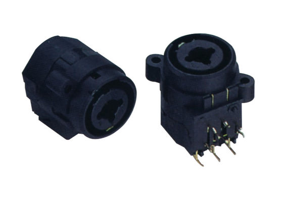 Audio Vertical Female Type XLR Combo Connector With 1/4" Stereo Jack