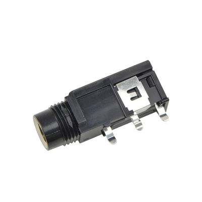 3 pin Small Electrical Connectors 6.35mm Mono Headphone Jack For Amplifier In