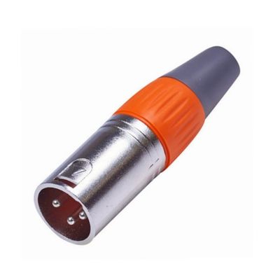 Cable Soldering Small Electrical Connectors / XLR MIC Connectors Male And Female Adapter