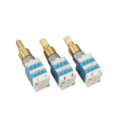 Biaxial Core Carbon Composition Potentiometer 8mm Moisture Proof Metal Shell