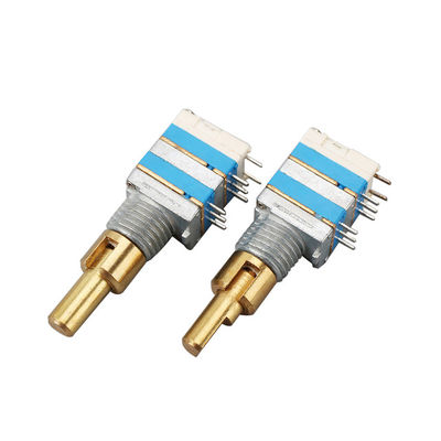 Biaxial Core Carbon Composition Potentiometer 8mm Moisture Proof Metal Shell