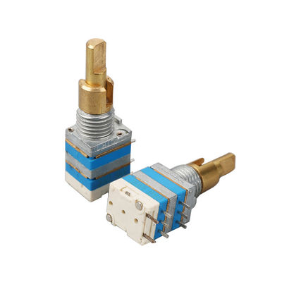 Biaxial Core Carbon Composition Potentiometer 8mm Moisture Proof Metal Shell